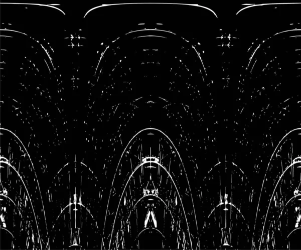 Grunge dikey olarak simetrik siyah beyaz doku. Tek renkli yıpranmış kaplama deseni. 