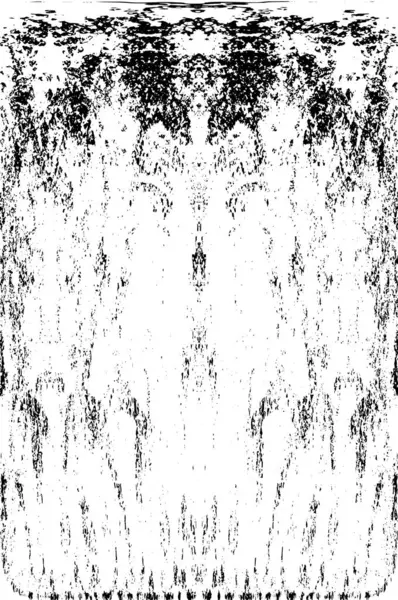 Grunge dikey olarak simetrik siyah beyaz doku. Tek renkli yıpranmış kaplama deseni. 