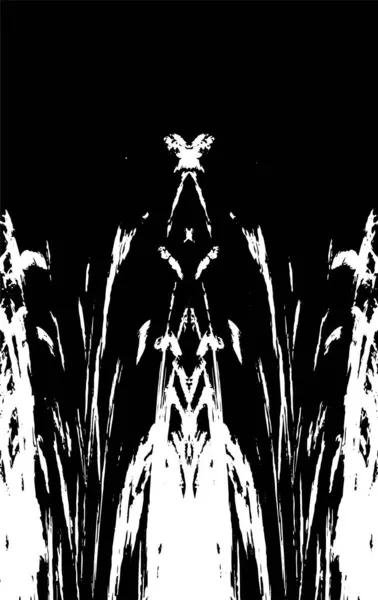 Kusursuz soyut siyah beyaz desen