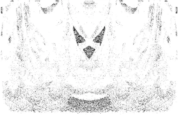 Grunge dikey olarak simetrik siyah beyaz doku. Tek renkli yıpranmış kaplama deseni. 