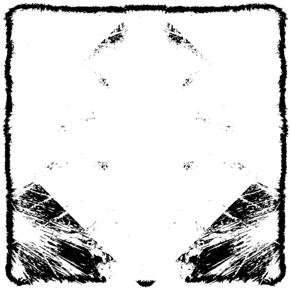 Black White Grunge Pattern Monochrome Background —  Vetores de Stock