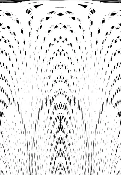 Grunge dikey olarak simetrik siyah beyaz doku. Tek renkli yıpranmış kaplama deseni. 