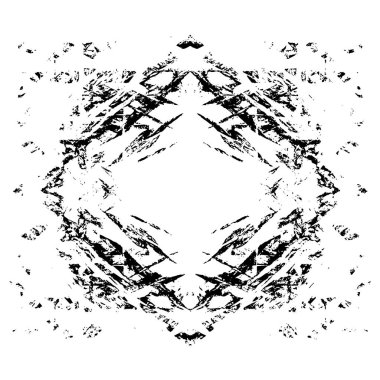 Gelecekçi soyut grunge geometrik modern desen 