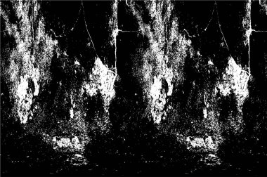 Beton siyah beyaz çatlaklar