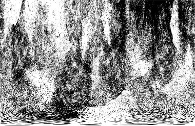 Beton siyah beyaz çatlaklar