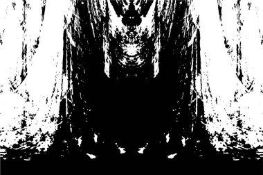 Beton siyah beyaz çatlaklar