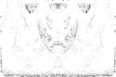 Grunge dikey olarak simetrik siyah beyaz doku. Tek renkli yıpranmış kaplama deseni. 