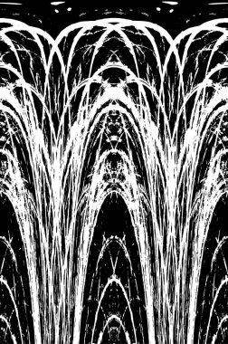 Beton siyah beyaz çatlaklar