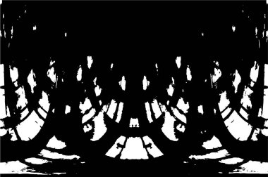 Beton siyah beyaz çatlaklar