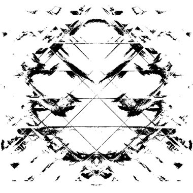 Gelecekçi soyut grunge geometrik modern desen 