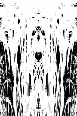 Kusursuz soyut siyah beyaz desen