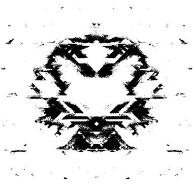 Gelecekçi soyut grunge geometrik modern desen 