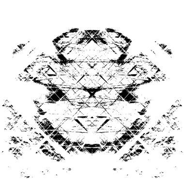 Gelecekçi soyut grunge geometrik modern desen 