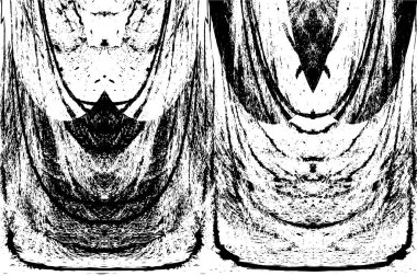 Beton siyah beyaz çatlaklar