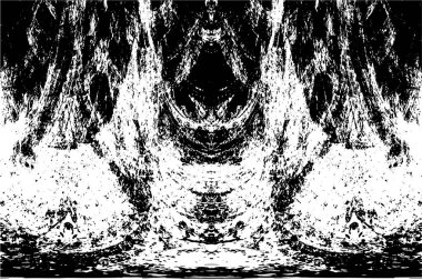 siyah ve beyaz monokrom eski grunge vintage arka plan soyut, doku retro desenli