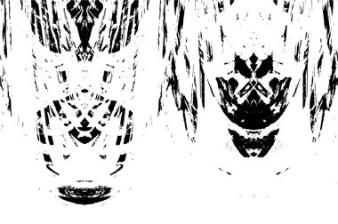 Soyut grunge arkaplanı. yaratıcı monokrom fon. vektör illüstrasyonu