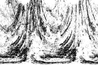 Soyut grunge arkaplanı. yaratıcı monokrom fon. vektör illüstrasyonu