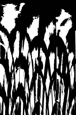 Kusursuz soyut siyah beyaz desen