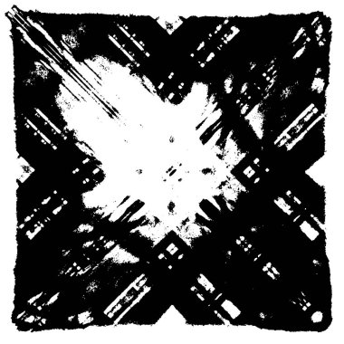 Soyut grunge arkaplanı. yaratıcı monokrom fon. vektör illüstrasyonu