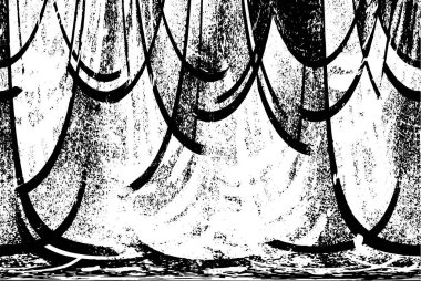 Kusursuz soyut siyah beyaz desen