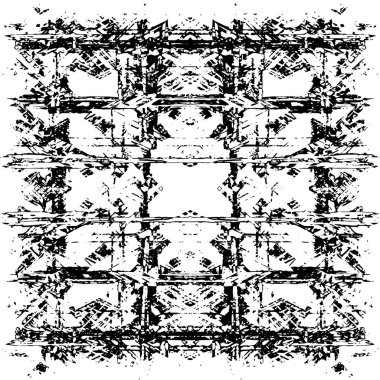 Soyut grunge arkaplanı. yaratıcı monokrom fon. vektör illüstrasyonu