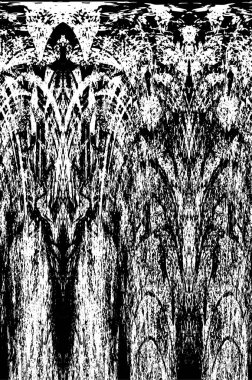 Kusursuz soyut siyah beyaz desen