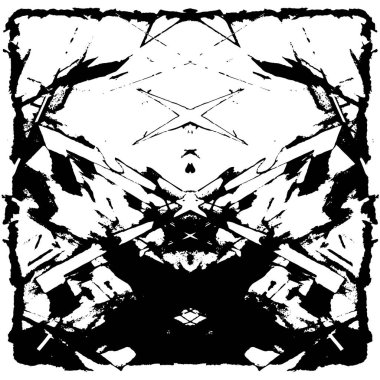 Soyut grunge arkaplanı. yaratıcı monokrom fon. vektör illüstrasyonu