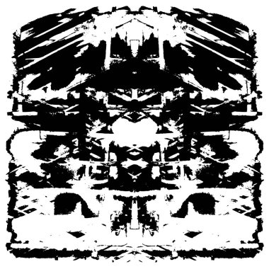 Soyut grunge arkaplanı. yaratıcı monokrom fon. vektör illüstrasyonu