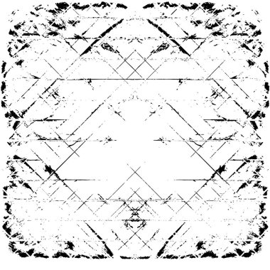 Gelecekçi soyut grunge geometrik modern desen 