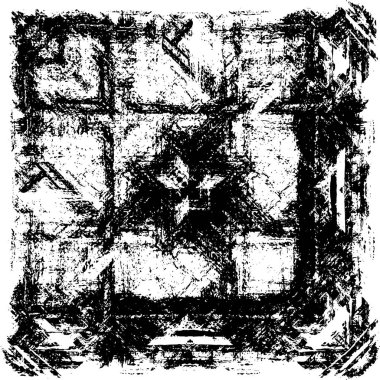 Eski siyah beyaz grunge vintage arkaplan 