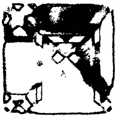 siyah ve beyaz eski püskü boya yüzeyi