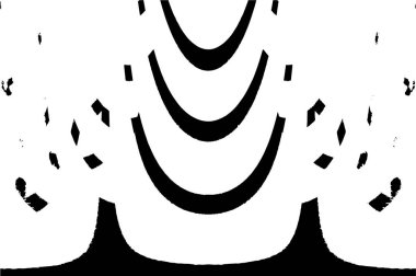 Beton siyah beyaz çatlaklar