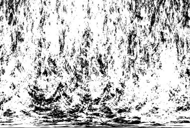 Beton siyah beyaz çatlaklar