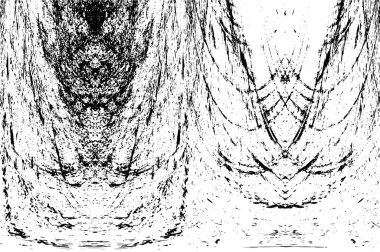 Beton siyah beyaz çatlaklar