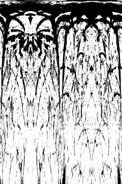 Farklı desenlere sahip soyut grunge arkaplanı, siyah ve beyaz 