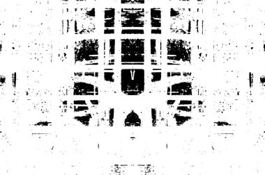 Farklı desenlere sahip soyut grunge arkaplanı, siyah ve beyaz 