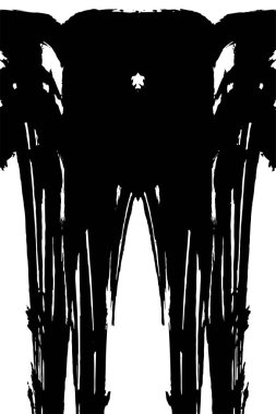 Farklı desenlere sahip soyut grunge arkaplanı, siyah ve beyaz 