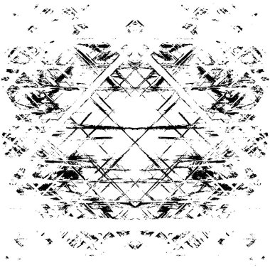 Farklı desenlere sahip soyut grunge arkaplanı, siyah ve beyaz 