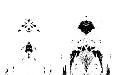 Farklı desenlere sahip soyut grunge arkaplanı, siyah ve beyaz 