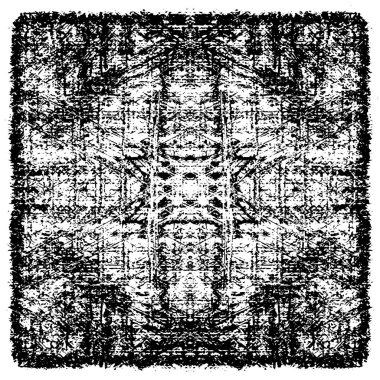 Farklı desenlere sahip soyut grunge arkaplanı, siyah ve beyaz 