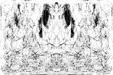 Farklı desenlere sahip soyut grunge arkaplanı, siyah ve beyaz 