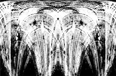 Farklı desenlere sahip soyut grunge arkaplanı, siyah ve beyaz 