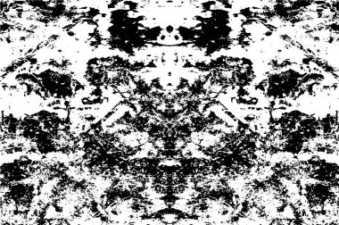 Farklı desenlere sahip soyut grunge arkaplanı, siyah ve beyaz 