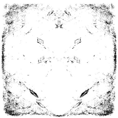 Farklı desenlere sahip soyut grunge arkaplanı, siyah ve beyaz 