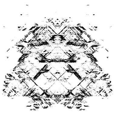 Farklı desenlere sahip soyut grunge arkaplanı, siyah ve beyaz 