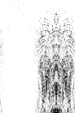 Farklı desenlere sahip soyut grunge arkaplanı, siyah ve beyaz 