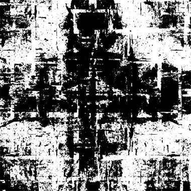 Farklı desenlere sahip soyut grunge arkaplanı, siyah ve beyaz 