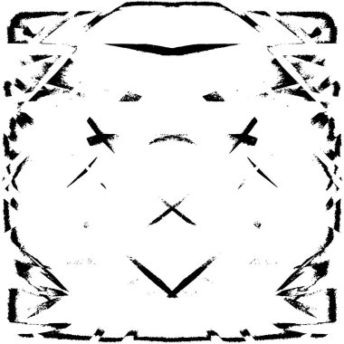 Farklı desenlere sahip soyut grunge arkaplanı, siyah ve beyaz 