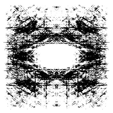 Farklı desenlere sahip soyut grunge arkaplanı, siyah ve beyaz 