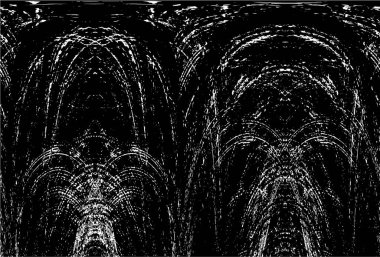 Farklı desenlere sahip soyut grunge arkaplanı, siyah ve beyaz 